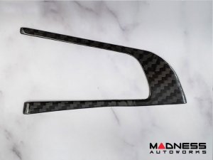 Alfa Romeo Stelvio Steering Wheel Trim - Carbon Fiber - Control Trim Set - Feroce Carbon